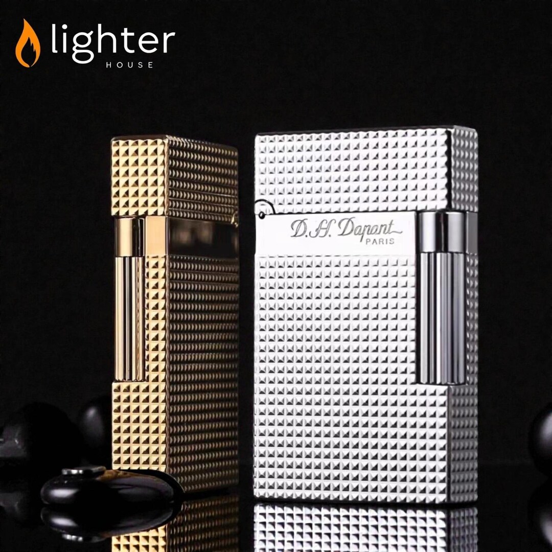 Luxury Pyramid-texture Metal Lighter | Elegant Windproof Flame ...