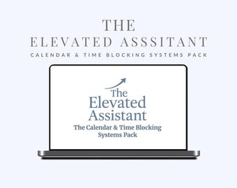 Executive Assistant Calendar & Time Blocking System | Executive Scheduling Templates and Time Audit Tools