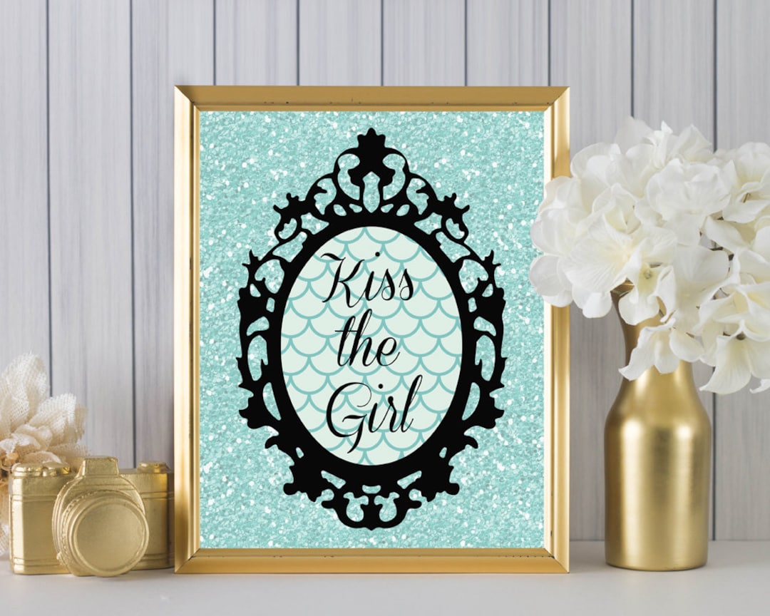 Mermaid Printable Nursery Decor Mermaid Wall Art 8x10 INSTANT DOWNLOAD ...