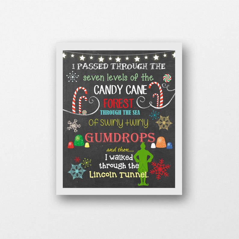 Buddy The Elf Printables