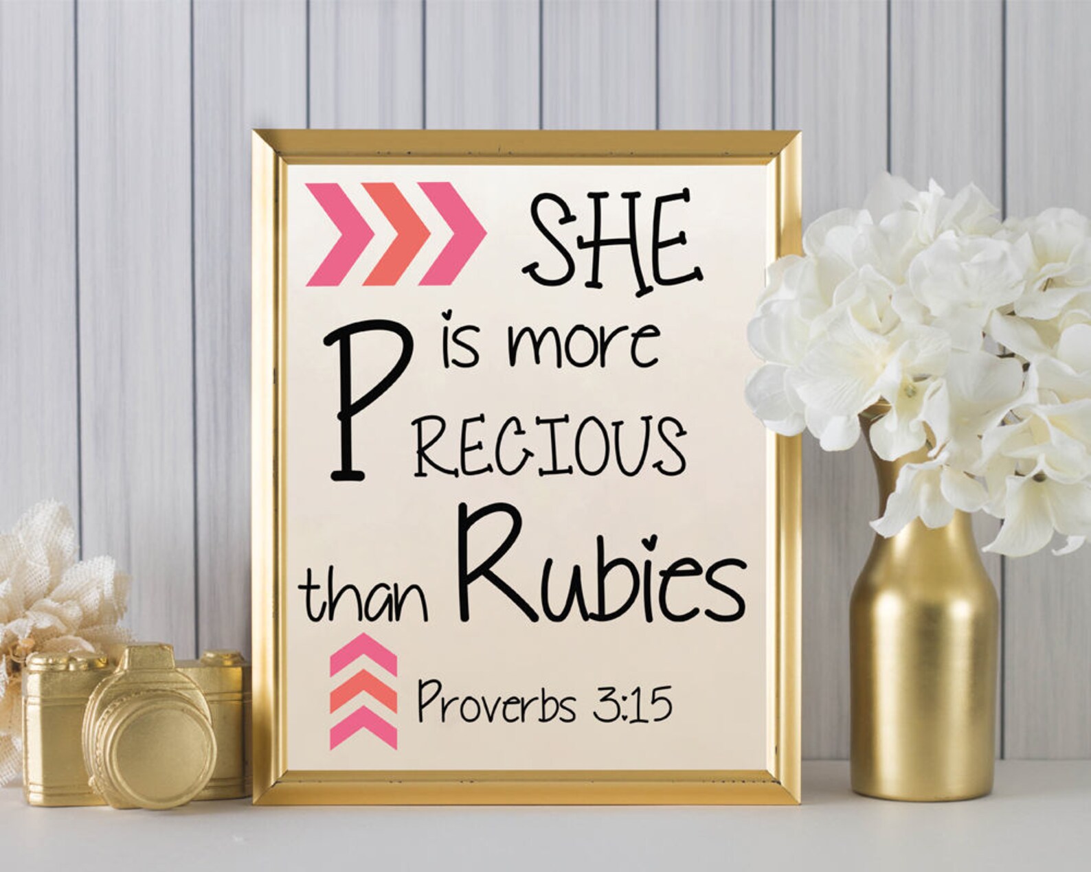 She is More Precious Than Rubies Nursery Printable 8x10 - Etsy