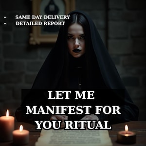 Ritual de manifestación personalizado / Alineación energética en el mismo día (Informe en PDF)