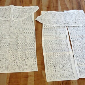 Bobbin Lace coat pattern lace coat russian lace lacemaking