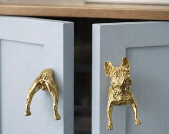 Tierischer Schrankgriff, niedlicher Tierknopf, niedlicher Hund, für Schubladen, Schuhschrank, Bücherregal, Türbeschläge