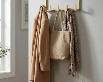 Minimalist modern Wall Hook, Modern Metal Coat Hanger. A clothes organizer