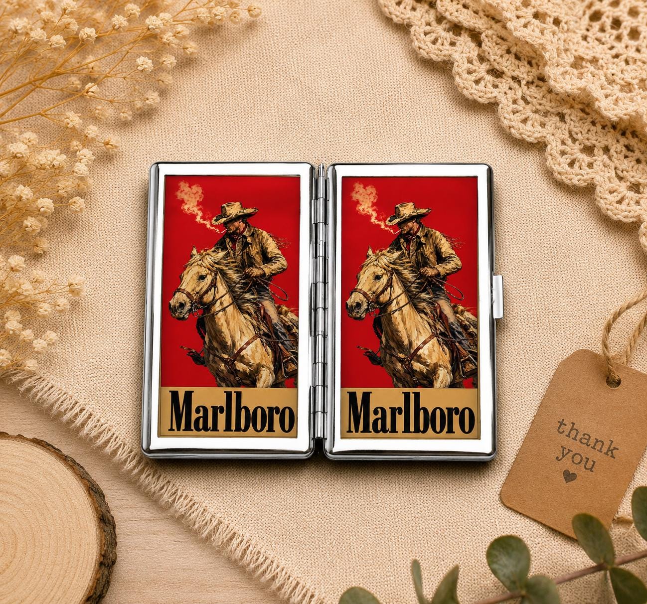 Marlboro コレクターズアイテム 専用ケース付き Marlboro cigarette case - Etsy 日本