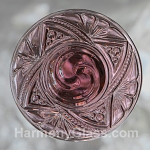 Victorian Amethyst Stained Glass Jewel 40mm