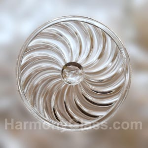 Pinwheel Stained Glass Jewel 50mm, 9 color choices