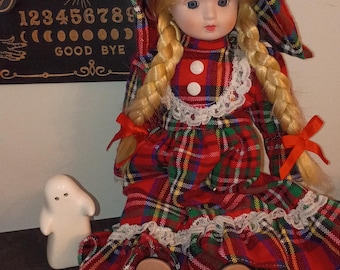 Haunted Doll 1970s Plaid Punk Princess Lead Singer And Female Empowerment GOAT