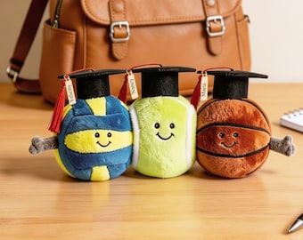 Custom Graduation Ball Plush Toy, Custom souvenirs for team games,Gifts for teammates,Personalized Gift