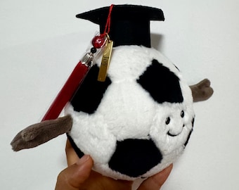 Personalized Graduation Plush Toy, Custom Name Keepsake, Class of 2026 Ball Buddy