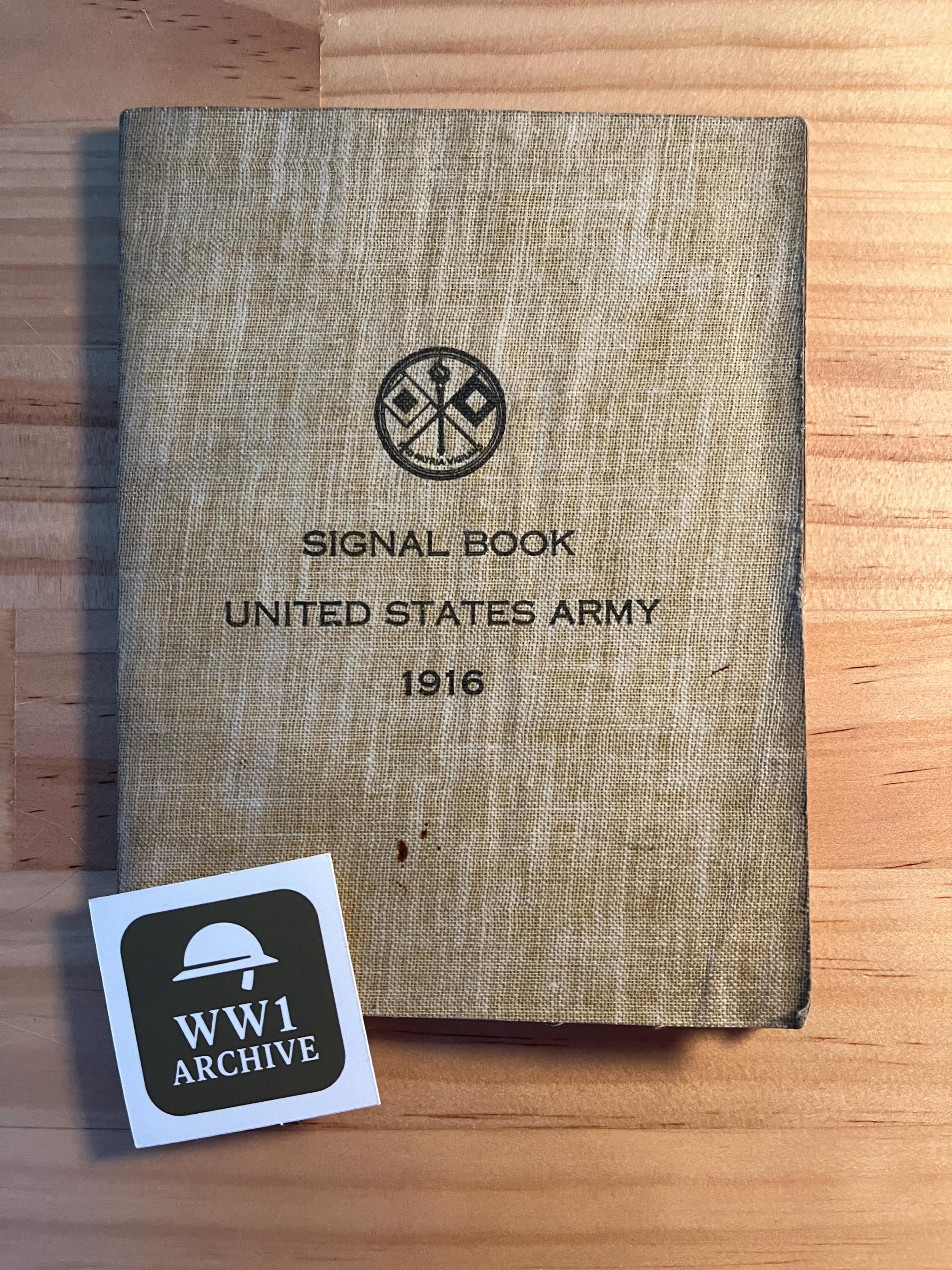 Hall's Military Breechloaders　洋書 1916 U.S. Army Signal Book – Original WWI Communication Code
