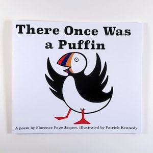 Il était une fois un macareux, un magnifique livre d'images pour enfants en lino imprimé destiné aux enfants de 1 à 4 ans.