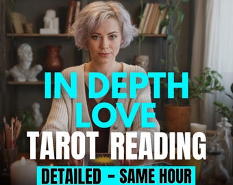 In Depth Love Tarot Reading, Same Hour, Psychic Reading, Love Insight