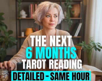 6 Month Future Insight, Tarot Reading, Psychic Life Path Guidance and Detailed Predictions, Same Hour