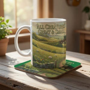 All Creatures Great and Small Ceramic Mug, Yorkshire Dales Landscape Tea Cup
