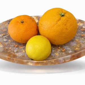 Oval shaped Jingle shell rimmed tray