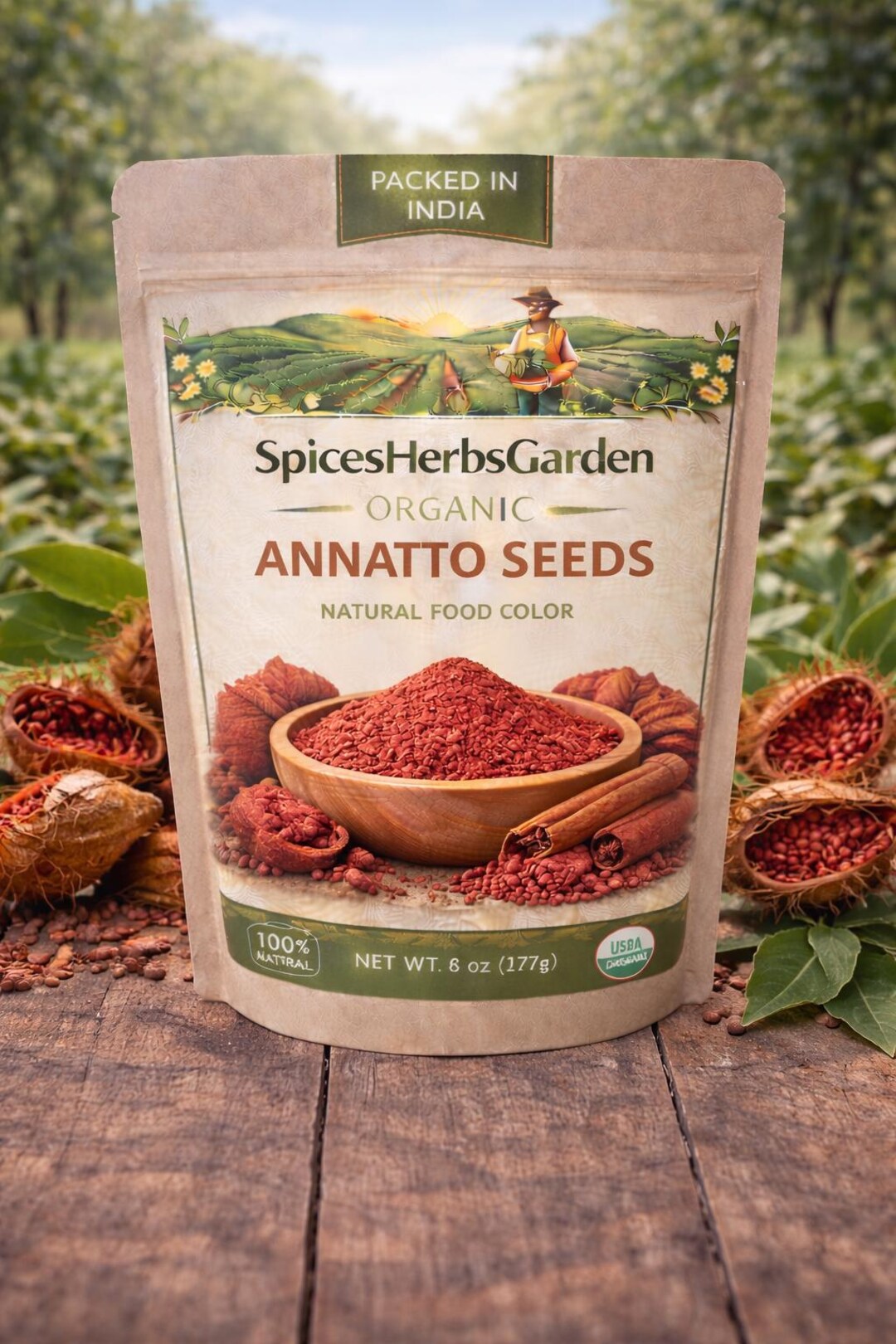 Organic Annatto Seeds – Whole Achiote Seeds – Natural Coloring Spice ...