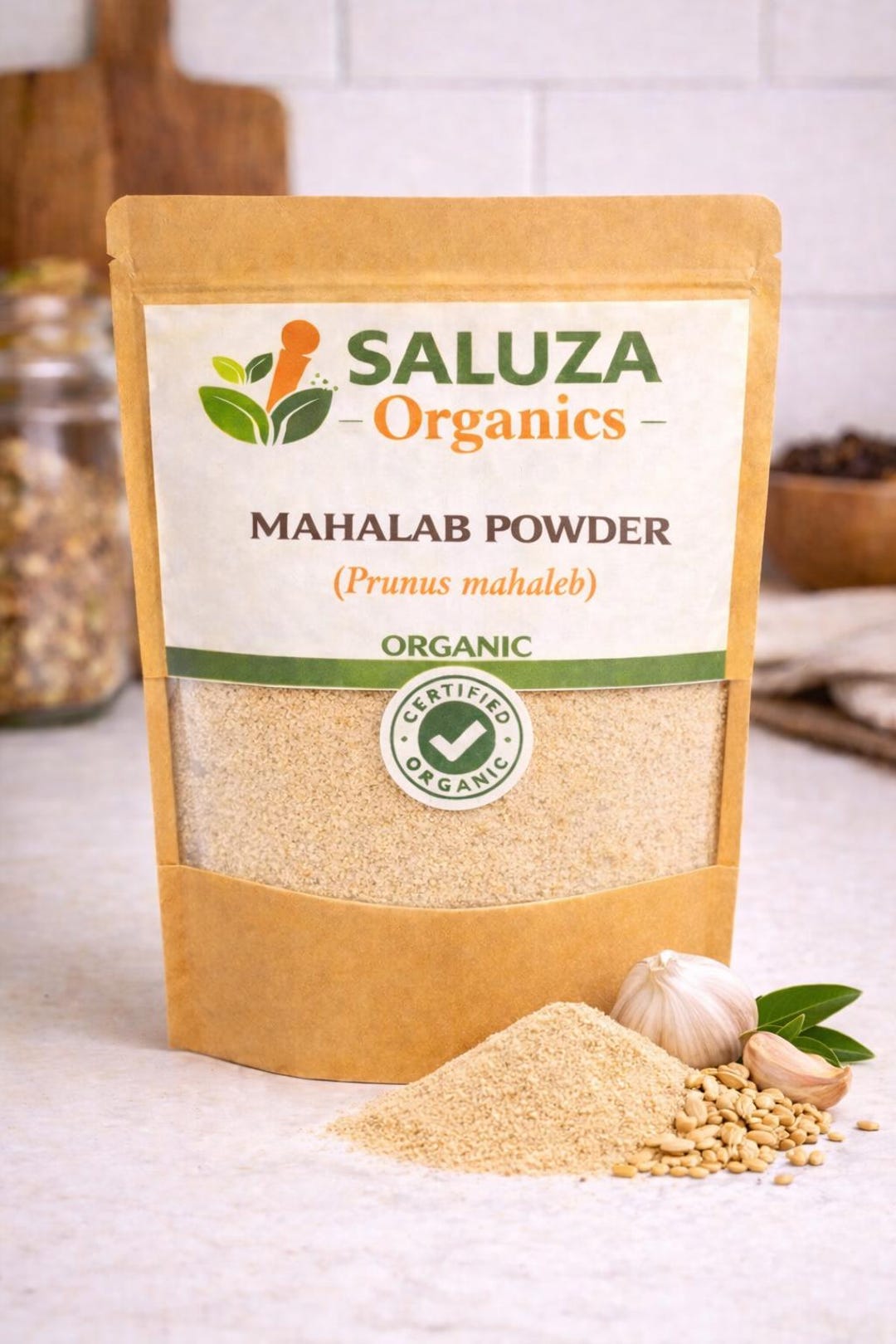 Organic Mahalab Powder, Aromatic Mahleb Spice for Baking, Middle ...