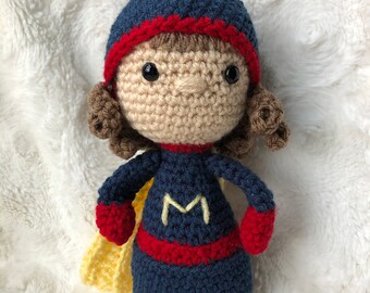 muñeca tejida en crochet