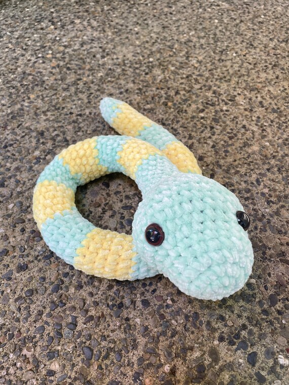 Amigurumi Snake Handmade Snake Crochet Snake Víbora Tejida Etsy