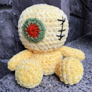 Voodoo Puppe, Amigurumi Voodoo Puppe, Schreibtisch Dekor, Voodoo, Samtgarn Voodoo,