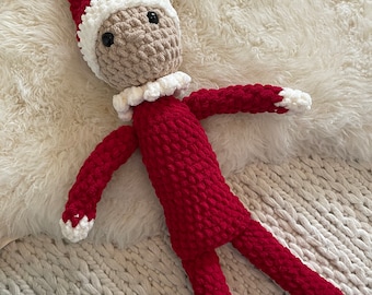 Traditional christmas elf pattern, Christmas elf PDF, Crochet amigurumi elf, christmas pattern decorations, Christmas toys, classic toy