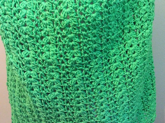 Lime Green Crochet Top, Lime Green Crochet Blouse,summer Top, Crochet  Top,handmade Crochet Top, Blusa Tejida a Mano En Algodón 