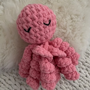 Octopus crochet pattern, No sew pattern, octopus pdf, baby lovey PDF, Oddie the octopus pattern, crochet lovey pattern, octopus lovey PDF