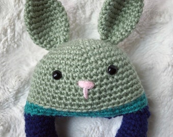Crochet bunny rattle pattern, baby rattle pattern, bunny rattle PDF, PDF pattern, crochet pattern, amigurumi bunny toy