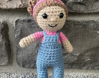 Ms Rachel inspired doll, Miss Rachel doll, Crochet doll, Ms Rachel song for littles ready for shipping