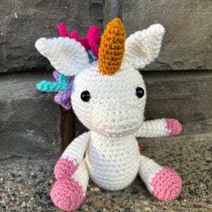 Unicorn crochet pattern , PDF unicorn pattern, Patron para tejer unicornio, Baby unicorn doll pattern, crochet pattern, amigurumi unicorn