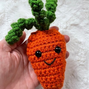 Crochet carrot pattern , Carrot PDF, Amigurumi food, Easter carrot, Amigurumi carrot, happy carrot, crochet food pattern, happy carrot patte