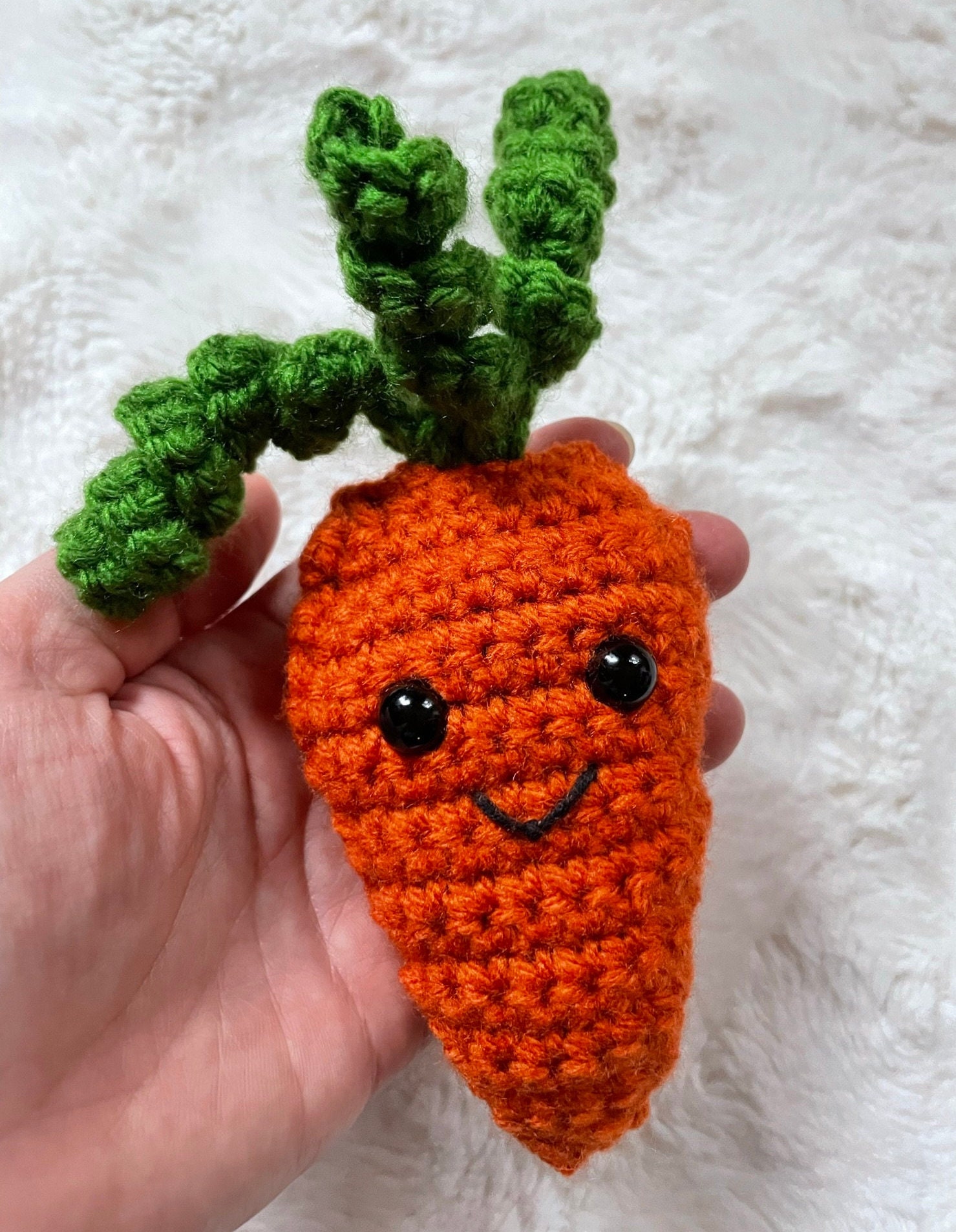 Crochet carrot pattern , Carrot PDF, Amigurumi food, Easter carrot, Amigurumi carrot, happy carrot, crochet food pattern, happy carrot patte