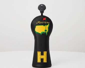 Funda híbrida para palos de golf, piel sintética, forro suave, letra H, duradera.