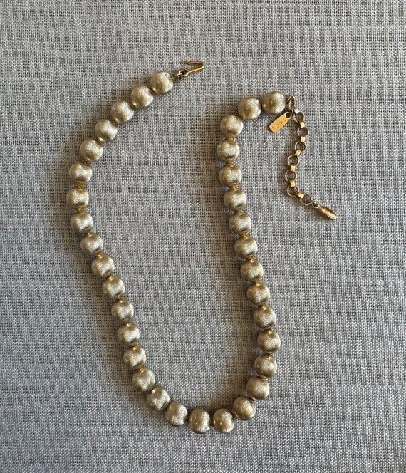 Vintage necklace gold Gem