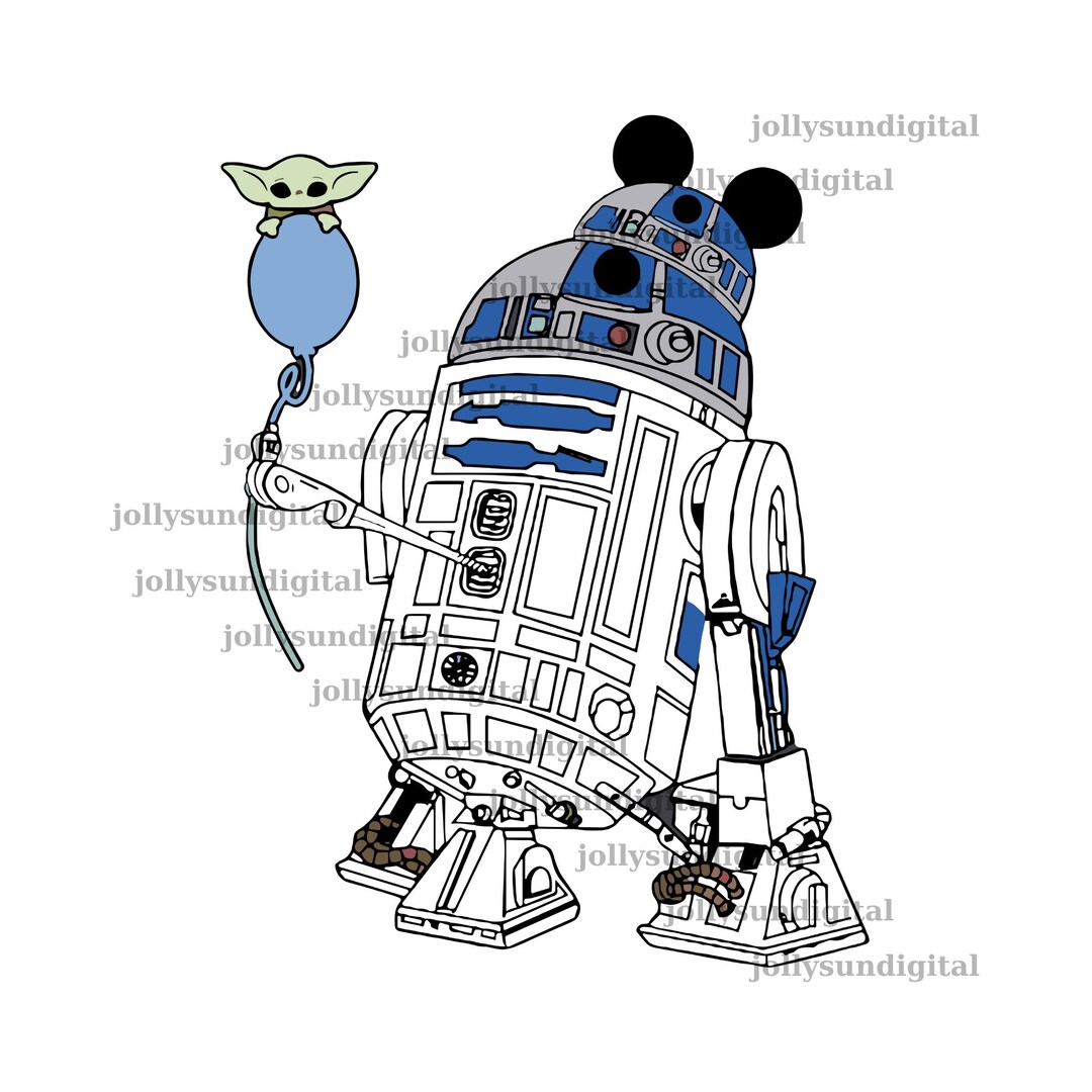 Retro R2D2 Mickey Ears PNG, Star Wars Disney Vacation Shirt Design ...
