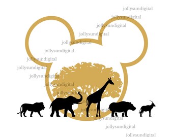 Safari Tiere PNG, Urlaub Shirt Clipart (digitaler Download)