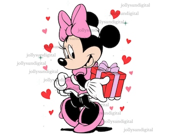 Minnie Maus Weihnachten Png Digital Design PNG Datei für Sublimation, hohe Auflösung, sofortiger digitaler PNG Download, Tshirt Design, Clipart, Png