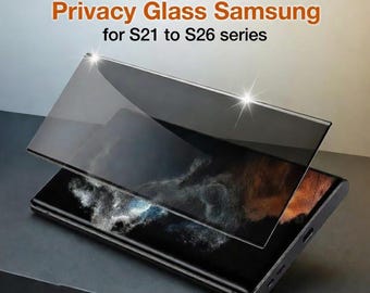 Protecteur d'écran de confidentialité pour Samsung Galaxy S21 S22 S23 S24 S25 S26 | Verre trempé anti-espion