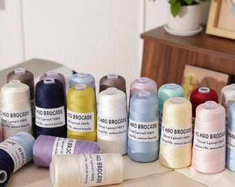 Lyocell Silk Lace Yarn, Tencel Cotton Baby Yarn, Soft Crochet Yarn for Hand Knitting Sweaters, Swimwear & Summer Garments