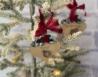 Wedding Ring Christmas Ornaments