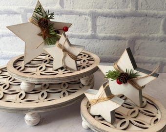 Rustic Farmhouse Holiday Stars