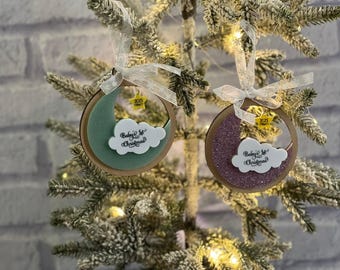 Baby's First Christmas Moon Ornament
