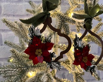 Poinsettia Ornaments