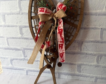 Rustic Farmhouse Snowshoes Christmas Decor
