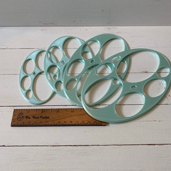 Oval Tracing / Drawing Template - PLA Bioplastic 3D Printed, Drawing and Painting Tools, Stencils and Templates