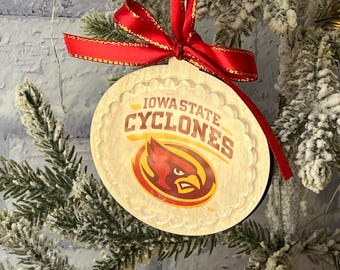 Iowa State Cyclones Logo Ornament