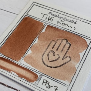 TIKI ROOM Half Pans Handmade Watercolor Paints