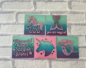 Mermaid & Unicorn Tiles
